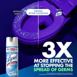 Lysol Disinfectant Spray, Sanitizing and Antibacterial Spray, Deodorizer, Spring Waterfall, 19 oz - Thumbnail 3