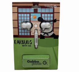 RHEA- Gabba Goods Panda Earbud Headphones With Mic - Thumbnail 5