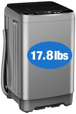 Kcpolre Portable Washing Machine 17.8 lbs Full-Automatic Compact Washer Machine for Apartment, 10 Wash Program Small Portable Washer for Dorm - Thumbnail 1