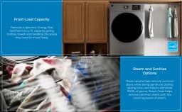 4.5 cu. ft. Front-Load Washer w/ Steam - Metallic - Thumbnail 6