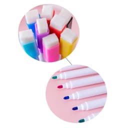 LKXGBMY Magnetic Dry Erase Markers with Eraser Cap, White Board Mini Dry erase Markers Bulk, Fine Point Tip White Board Markers for Teachers Office - Thumbnail 5