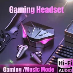 RHEA- Futuristic Style Gaming Earbuds - Thumbnail 1