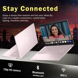 HP Newest 14" Laptop, Slim Light Laptop Computer for Students and Business, Intel 12th N150,1 Year Office 365, Webcam - Thumbnail 4