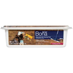 Bona Hardwood Floor Disposable Wet Cleaning Pads, 12Ct - Thumbnail 1