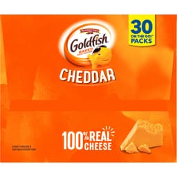 Goldfish Cheddar Crackers, Snack Pack, 1 oz, 30 Count Multi-Pack Box - Thumbnail 9