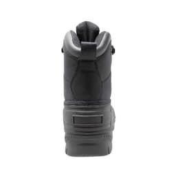 Mens Durable Nylon Winter Boots Lace Black - Thumbnail 3