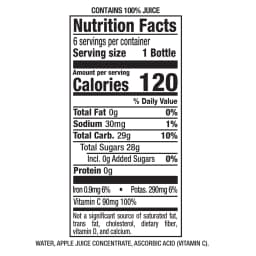 Mott's 100% Apple Juice, 8 fl oz, 6 Count Bottles - Thumbnail 17