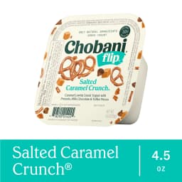 Chobani Flip Low-Fat Greek Yogurt, Salted Caramel Crunch 4.5 oz - Thumbnail 2