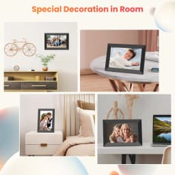 GIROOL Digital Picture Frame, WiFi Digital Frame with 10.1" IPS Touch Screen, Electronic Photo Frames Built-in 32GB Memory, Share Instant Photo - Thumbnail 10