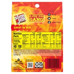 Slim Jim Smoked Jerky Snack Sticks, Original Flavor, 6g Protein Per Serving, 0.28 oz. (14-Count) - Thumbnail 8