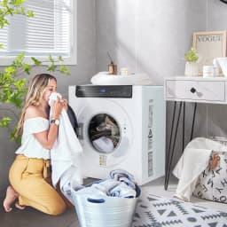 Costway 1400W Electric Tumble Compact Laundry Dryer Stainless Steel Tub 8.8lbs /2.6cu.ft - Thumbnail 2