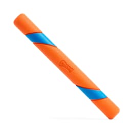 Chuckit! Ultra Fetch Stick Durable Rubber Interactive Outdoor Fetch Dog Toy, 12" for Dogs 10 to 120+ lb All Breeds, Orange and Blue, Pack - Thumbnail 1