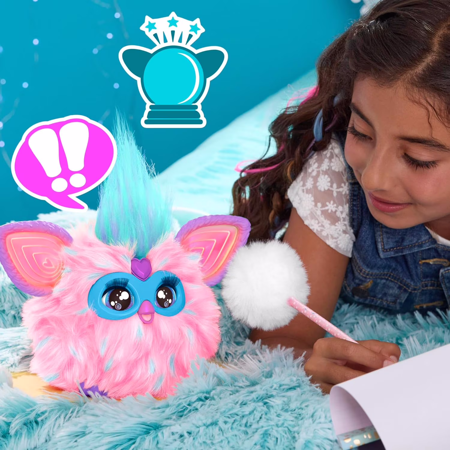Furby Cotton Candy Interactive Plush Figure - Thumbnail 12