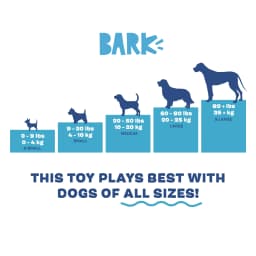 BARK 3-Part Pizza Roll Squeak Lovers Snacks Dog Toy For Medium and Large Dog Sizes - Thumbnail 4