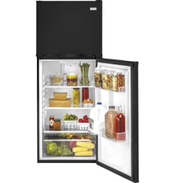 Haier 9.8 Cu. ft. Adjustable Shelves Top-Freezer Refrigerator Model HA10TG21SB in Black Color - Thumbnail 4