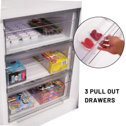 Conserv 12cf No Frost Bottom Freezer Refrigerator Wine Rack GARAGE READY E-Star - Thumbnail 11