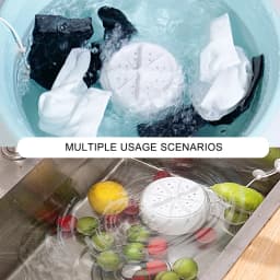 PATLOLLAV Mini USB-Powered Turbo Washing Machine – Compact Ultrasonic Washer for Clothes, Dishes & Small Items | Perfect for Travel, Camping, Dorms - Thumbnail 4