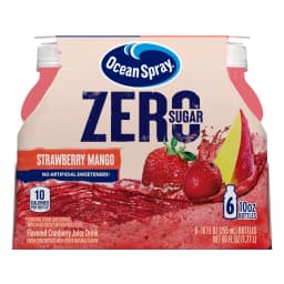 (4 pack) Ocean Spray ZERO Sugar Strawberry Mango Juice Drink, 10 Fl Oz Bottle, 6 count - Thumbnail 10