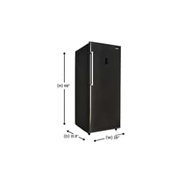 Conserv 17 cu.ft. Convertible Upright Freezer/Refrigerator in Black - Thumbnail 4