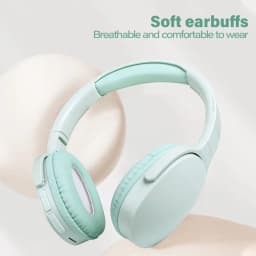 KNACK- Wireless Bluetooth Headphones Super Bass Foldable Stereo Earphones Mic Headsets - Thumbnail 4