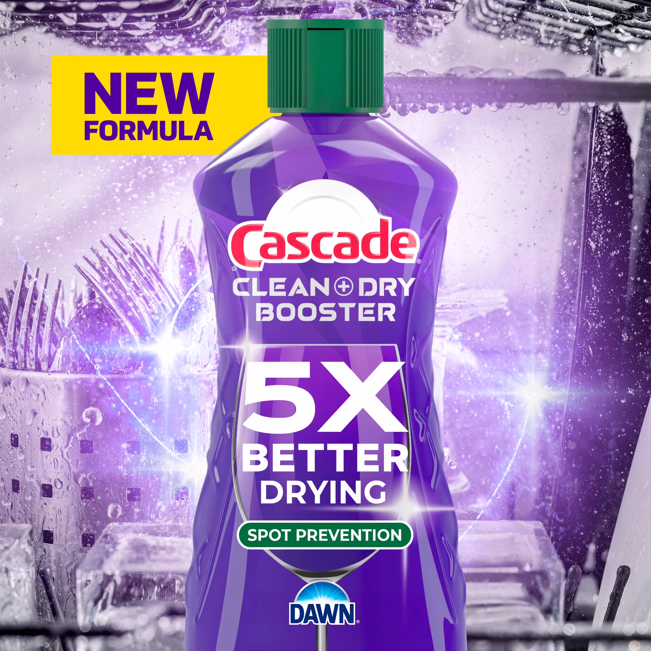 Cascade Rinse Aid Clean & Dry Booster, 8.45oz - Thumbnail 2