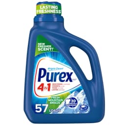 Purex Fresh Mountain Breeze Liquid Laundry Detergent, 75 fl oz, 57 Loads - Thumbnail 1