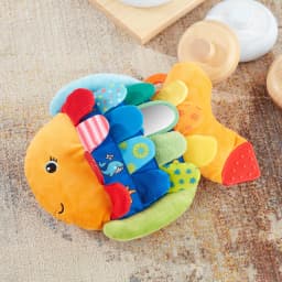 Melissa & Doug Flip Fish Soft Baby Toy Sensory Tummy Time Toys, Soft Fabric Toy For Babies, Infants - Thumbnail 9