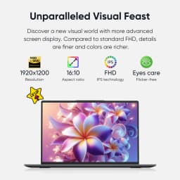 16" Laptop,Intel Core i5,16GB RAM 256GB SSD,Windows 11 Pro Notebook Computer PC,MS Office,Backlit Keyboard,USB A,HDMI - Thumbnail 2