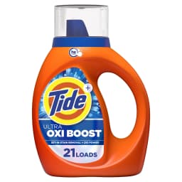 Tide Laundry Detergent Liquid with Ultra Oxi Boost, Advanced Stain Remover, 30 fl oz, 21 Loads - Thumbnail 1