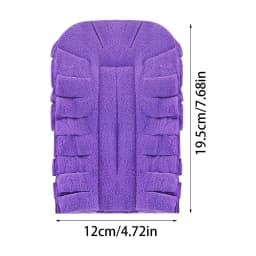 Microfiber,, Dust Cleaner, Window Blind Cleaner, Blind Cleaner, Bendable, Assorted Bright Shades, 5 Duster Refills 1 Pc Handle, Home Dusting, Vinyl - Thumbnail 2