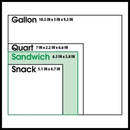 Great Value Double Zipper Sandwich Bags, 300 Count - Thumbnail 3