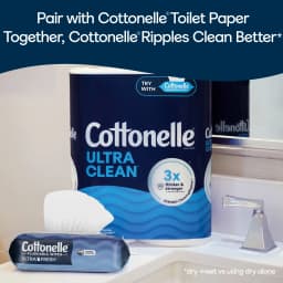 Cottonelle Ultra Fresh Flushable Wet Wipes, 4 Flip-Top Packs - Thumbnail 5