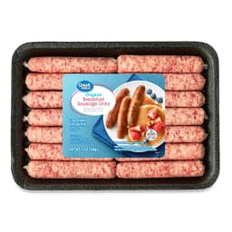 Great Value Uncooked Original Breakfast Pork Sausage Links, 12 oz Package - Thumbnail 1