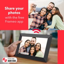 onn 10” Wi-Fi Digital Picture Frame | Send Photos & Videos Instantly via the Free Frameo App - Thumbnail 3