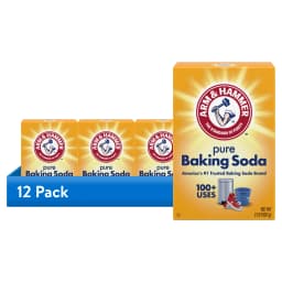 (12 pack) ARM & HAMMER Baking Soda for Cooking, Cleaning, Laundry, Deodorizing, & More, 2 lb Box - Thumbnail 1