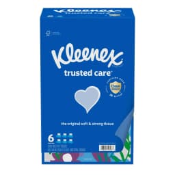 Kleenex Trusted Care 2-Ply Flat Box Facial Tissues, 6 Pack (960 Total Tissues) - Thumbnail 9