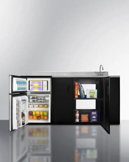 72" Wide All-In-One Kitchenette, ADA Counter Height, Right Side - Thumbnail 5