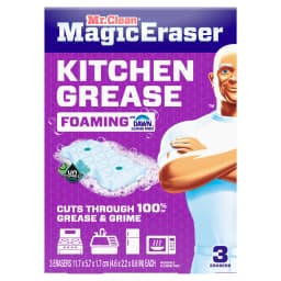 Mr. Clean Magic Eraser Sponge, Kitchen Grease, Unstopables Fresh, 3 Count - Thumbnail 10