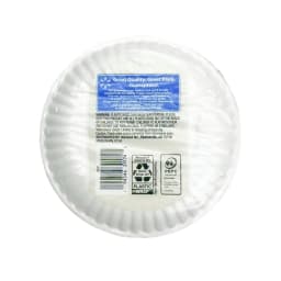 Great Value Uncoated White Paper Plates, 6 Inch, Pack - Thumbnail 4