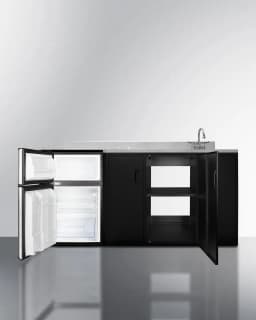 72" Wide All-In-One Kitchenette, ADA Counter Height, Right Side - Thumbnail 7