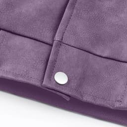 BiZtdJrK Men's Faux Leather Biker Jackets Casual Hooded Bomber Jacket Big and Tall Motorcycle Zip-Up Biker Coat with Hood Purple,XXL - Thumbnail 6