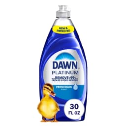 Dawn Platinum Dish Soap, Dishwashing Soap, Fresh Rain, 30 fl oz - Thumbnail 1