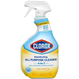 Clorox Disinfecting All Purpose Cleaner Spray, Crisp Lemon, 32 fl oz - Thumbnail 2