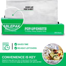 Alpacasso Pre-Cut Aluminum Foil Sheets,12x10.75 Inches,200 Sheets - Thumbnail 5