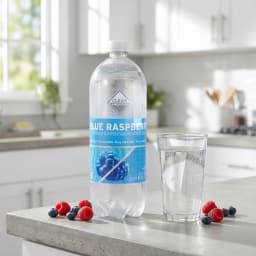 Clear American Blue Raspberry Flavored Sparkling Water, 33.8 fl oz Bottle - Thumbnail 2
