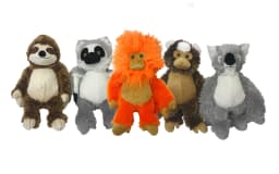 Multipet Bark Buddy Animal Dog Toy, Assorted Characters, Size: 10" - Thumbnail 1