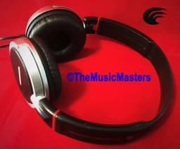 RHEA- Lightweight Adjustable Stereo Headphones Tablet Phone Mp3 Portable Audio Black - Thumbnail 5