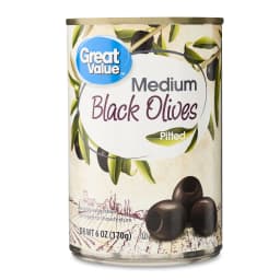 (3 pack) Great Value Medium Pitted Black Olives, 6 oz - Thumbnail 2