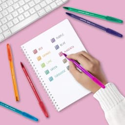Paper Mate InkJoy 100ST Ballpoint Pens | Medium Point (1.0 mm) | Blue | 100 Count - Thumbnail 6