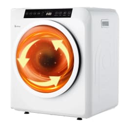 Ktaxon 3.5 cu. ft. Compact Electric Dryer, White - Thumbnail 4